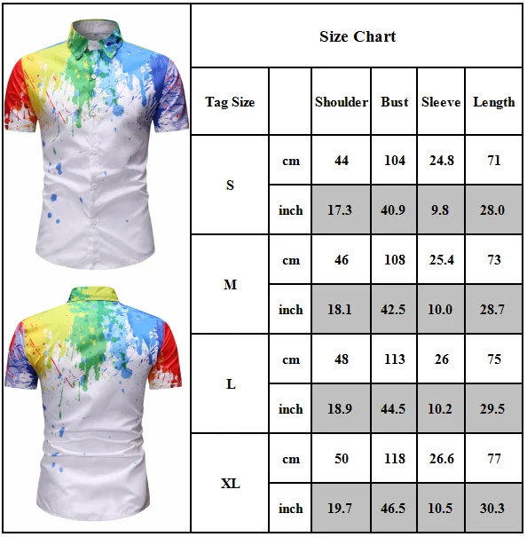 

Mens 3D Print Button-up Shirt T-Shirt Casual Beach Loose Short Sleeve Top