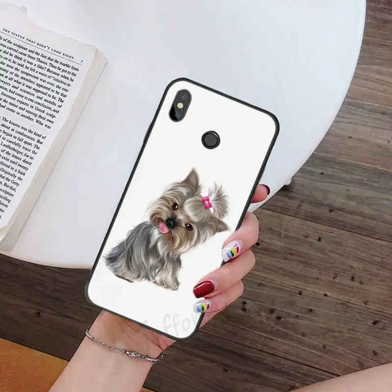 

Yorkshire Terrier dog cute Phone Case For Xiaomi Redmi 7 9t 9se k20 mi8 max3 lite 9 note 8 9s 10 pro Soft Silicone Shell