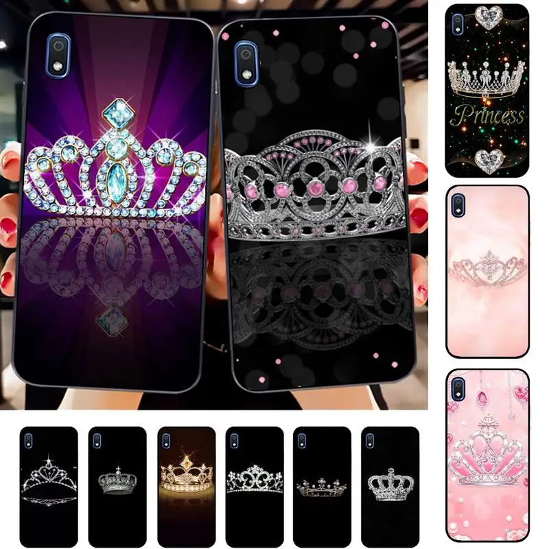 

Yinuoda Diamond Crown Phone Case for Samsung A51 01 50 71 21S 70 31 40 30 10 20 S E 11 91 A7 A8 2018