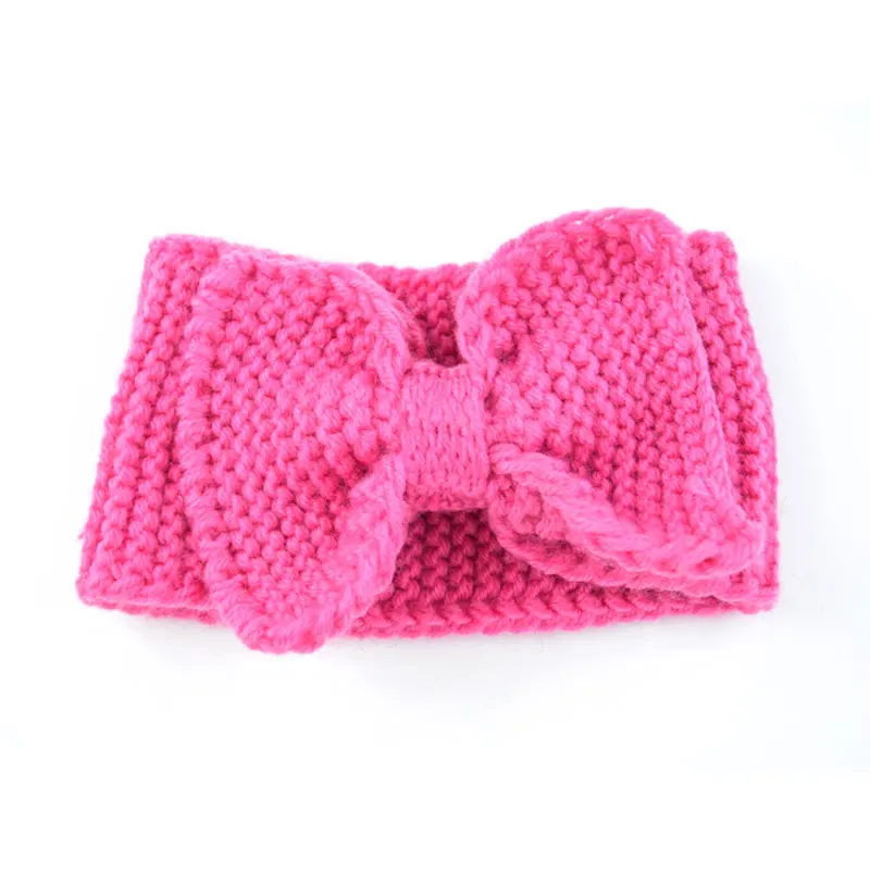 Женская вязаная повязка на голову зимние аксессуары для волос тюрбан девочек с
