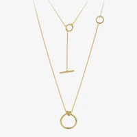 enfashion classic knot pendants necklaces stainless steel gold color choker necklace for women long chain jewelry collier