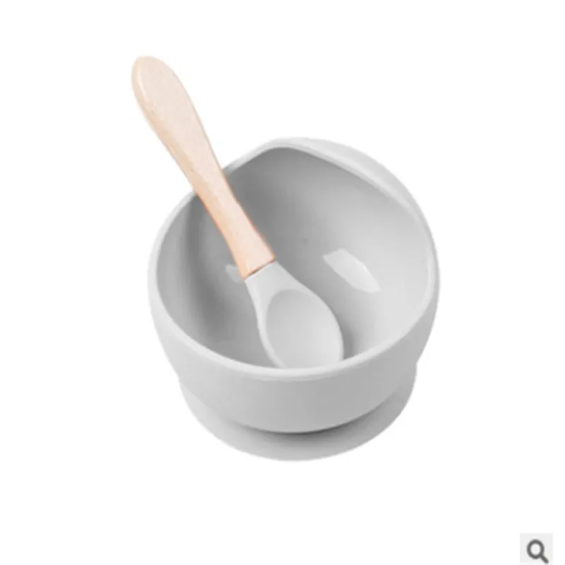 2 шт. Детские Силиконовые ложки и чаши|Тарелки| |