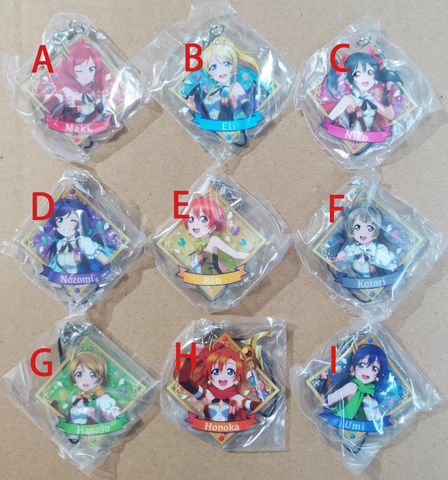 Love Live! Lovelive школьный идол Проект Аниме Кодори Нико Эли Рин Umi Maki Hanayo акриловый