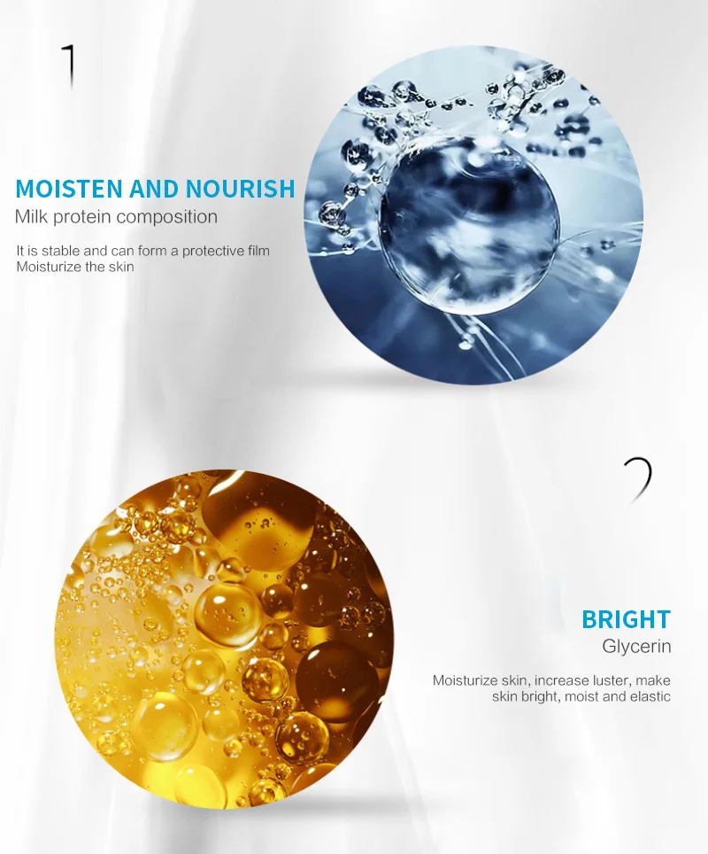 Молочный Крем для лица увлажняющий крем красоты Отбеливание мягкий лицевой