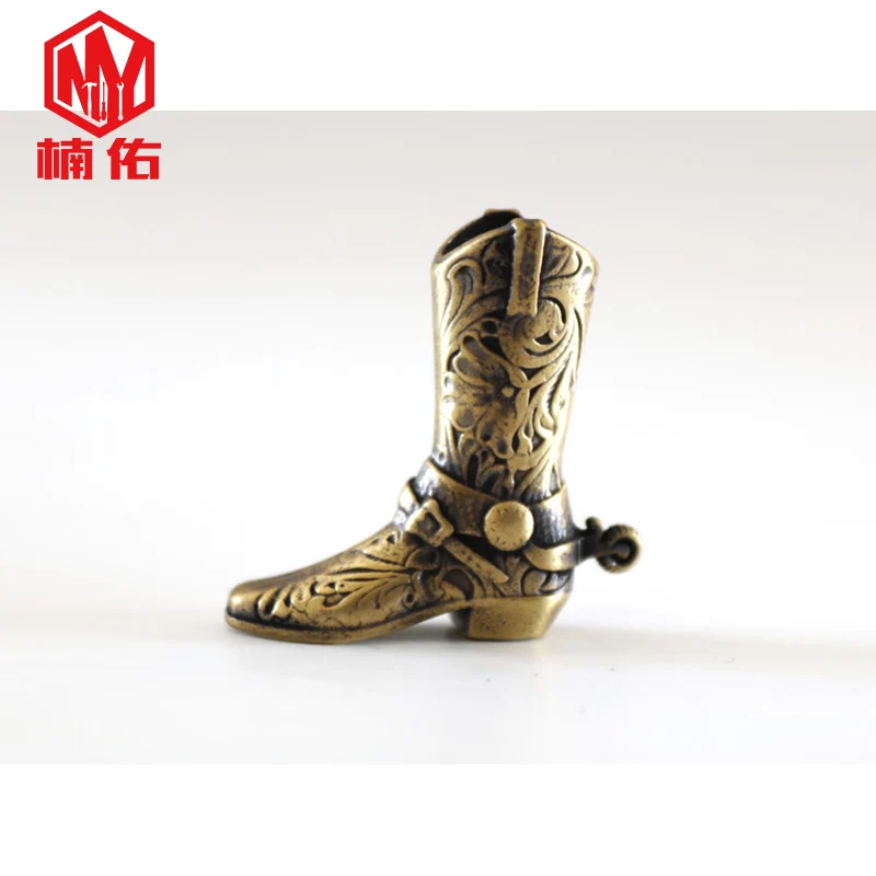 

1PC EDC Paracord Beads High Boots Retro Brass Copper Oxide Umbrella Rope Cord Lanyard Pendants Knife Beads Knife Accessories