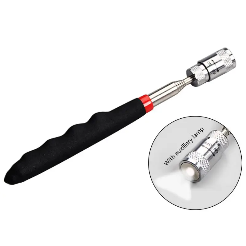 

Magnetic Pick-Up Tool Telescoping 8 lb/1 lb Pick Up Sticks and 360 Swivel Inspection Mirror with LED Light 4Pcs