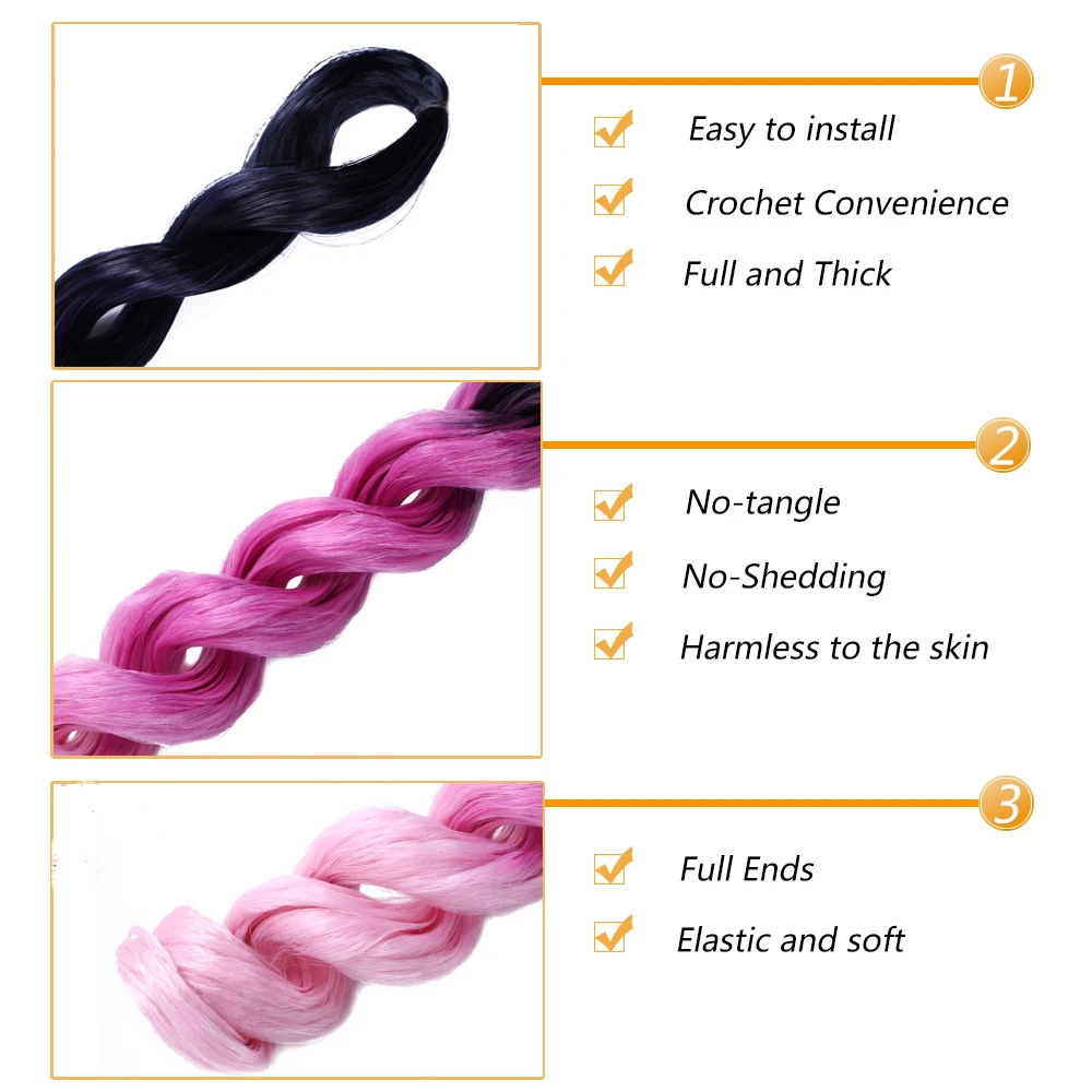 MTMEI волос глубокая волна накладные волосы на крючке затененные в 20 &quot100 г высокое