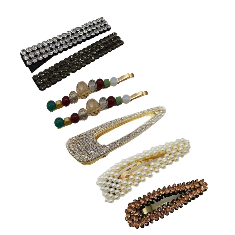 Женская заколка для волос с жемчугом в форме капли| |