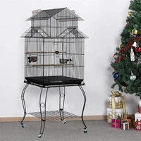 bird cage iron bird parrot cage metal bird house iron parrot cage metal peony wren breeding cage nest bed iron cage hwc