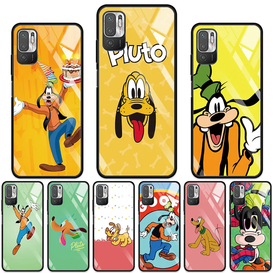 

Чехол Pluto Disney для Xiaomi Redmi Note 9S 10 Pro 8 Pro 9 5G 10 K40 7 8T, корпус из закаленного стекла, чехол, чехол
