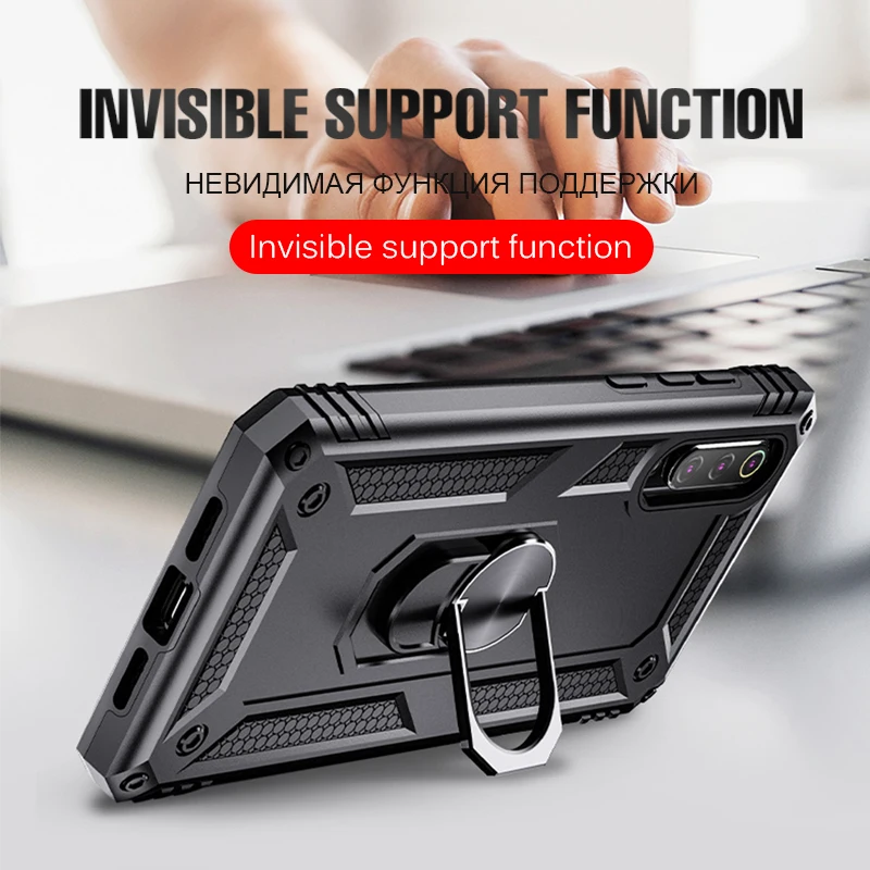 

New Shockproof Case For Xiaomi Mi 10 9T 9SE CC9e 8 Lite POCO X3 NFC Redmi Note 9S 9 8 7 Pro Max 9A K20 K30 Phone Back Cover