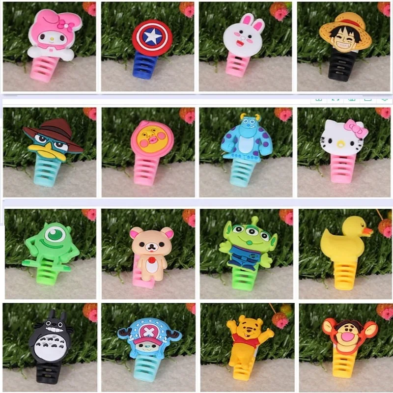1 шт. защитный шнур с милыми животными мультяшный Мини-силиконовый чехол намотка