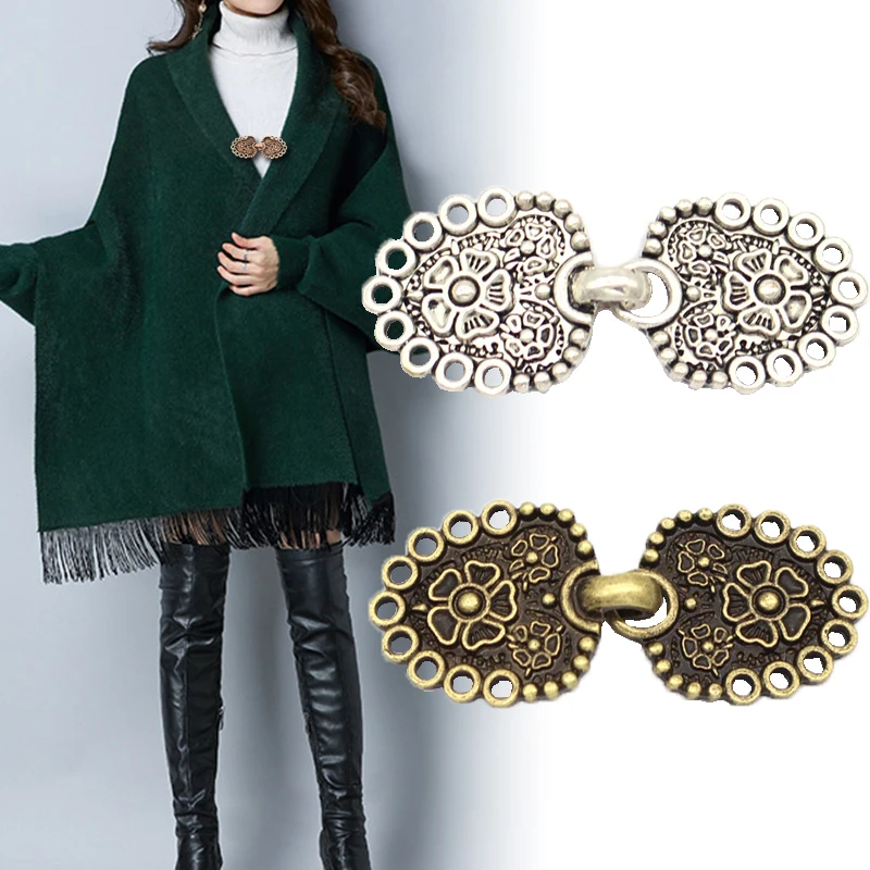 Винтажная брошь для шали покрытие с соской Пряжка Декор одежды цепи кардиган