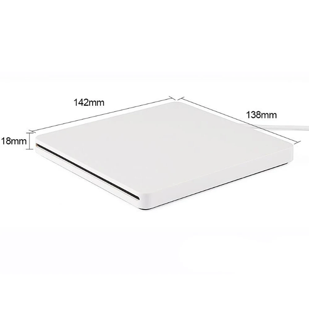 Серебристый супертонкий внешний слот в корпусе DVD RW USB 2 0 Корпус 9 5/12 7 мм IDE