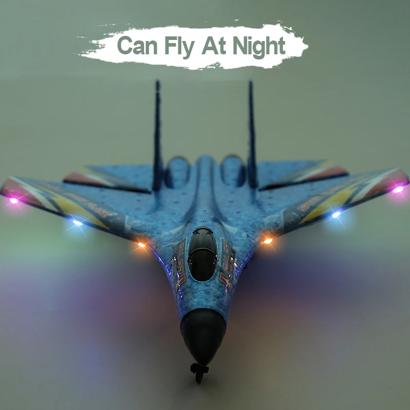 Новый радиоуправляемый самолет модель Su27 из пеноматериала 2 4G светодиодный с