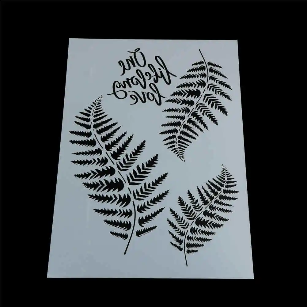 

DIY leaves Craft Stamp Album Decorative Paper Card Layering Stencils For Walls Painting Scrapbooking