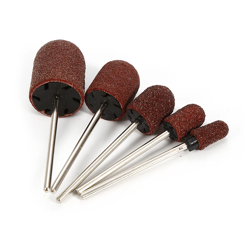 

Professional 1pcs Remove Calluses Nail Art Sanding Caps for Manicure Pedicure Electric Nail Drill Machine Nail Tools 5 kind size