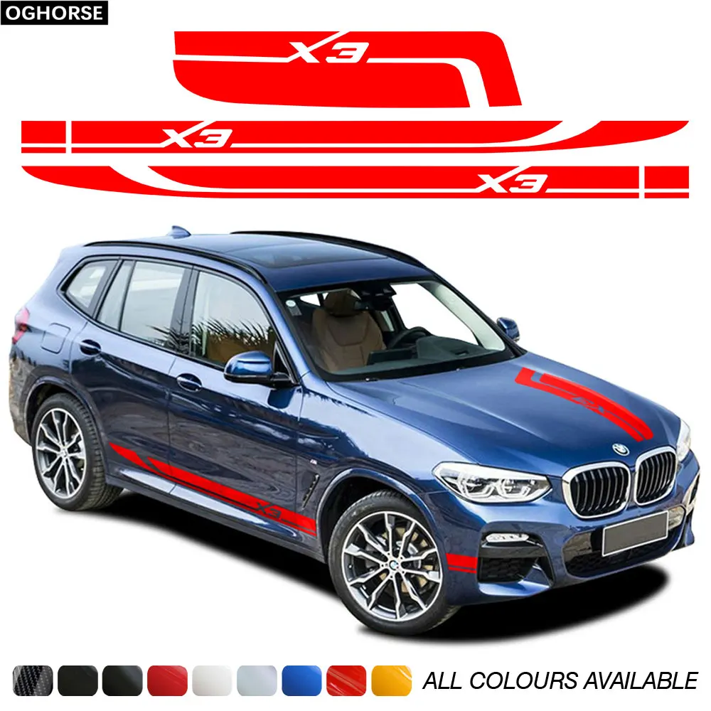 Аксессуары для BMW X3 2018-подарки Стильный чехол на капот автомобиля наклейка