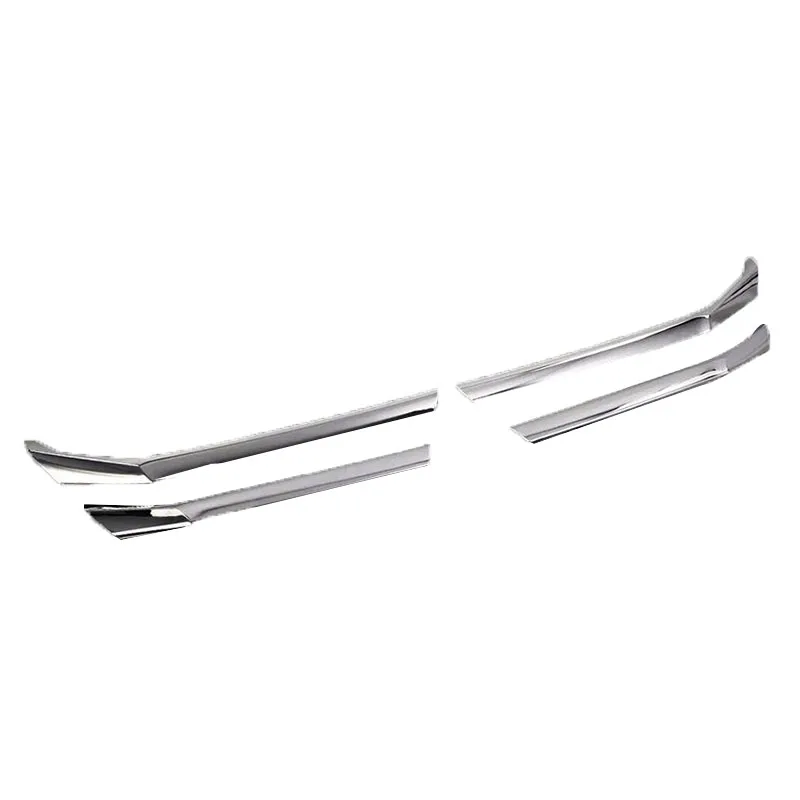 4 шт./компл. ABS Хромированная передняя головка решетка воздухозаборника верхняя