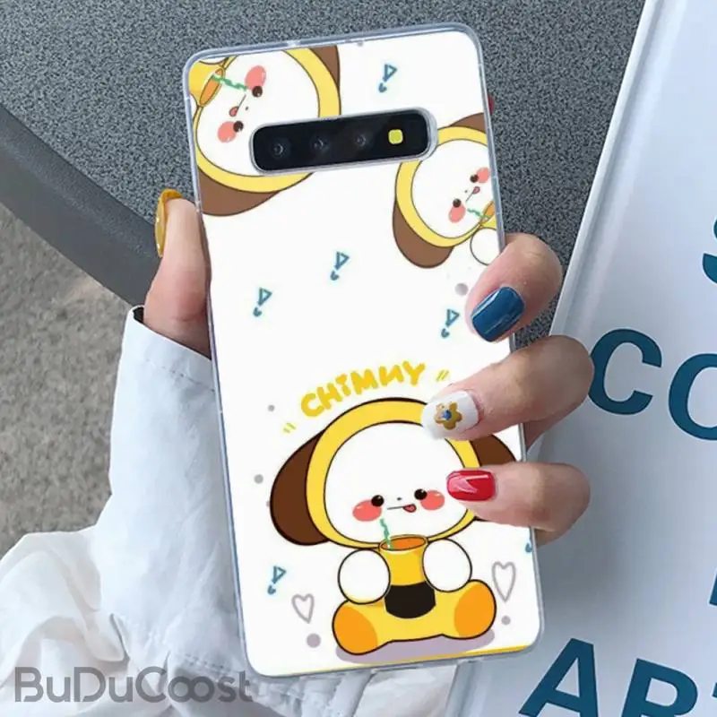

cute Lovely cartoon BT21 Phone Case for Samsung GALAXY S10Plus E(lite) S7 S7edge S8 S8Plus S9 S9Plus S10