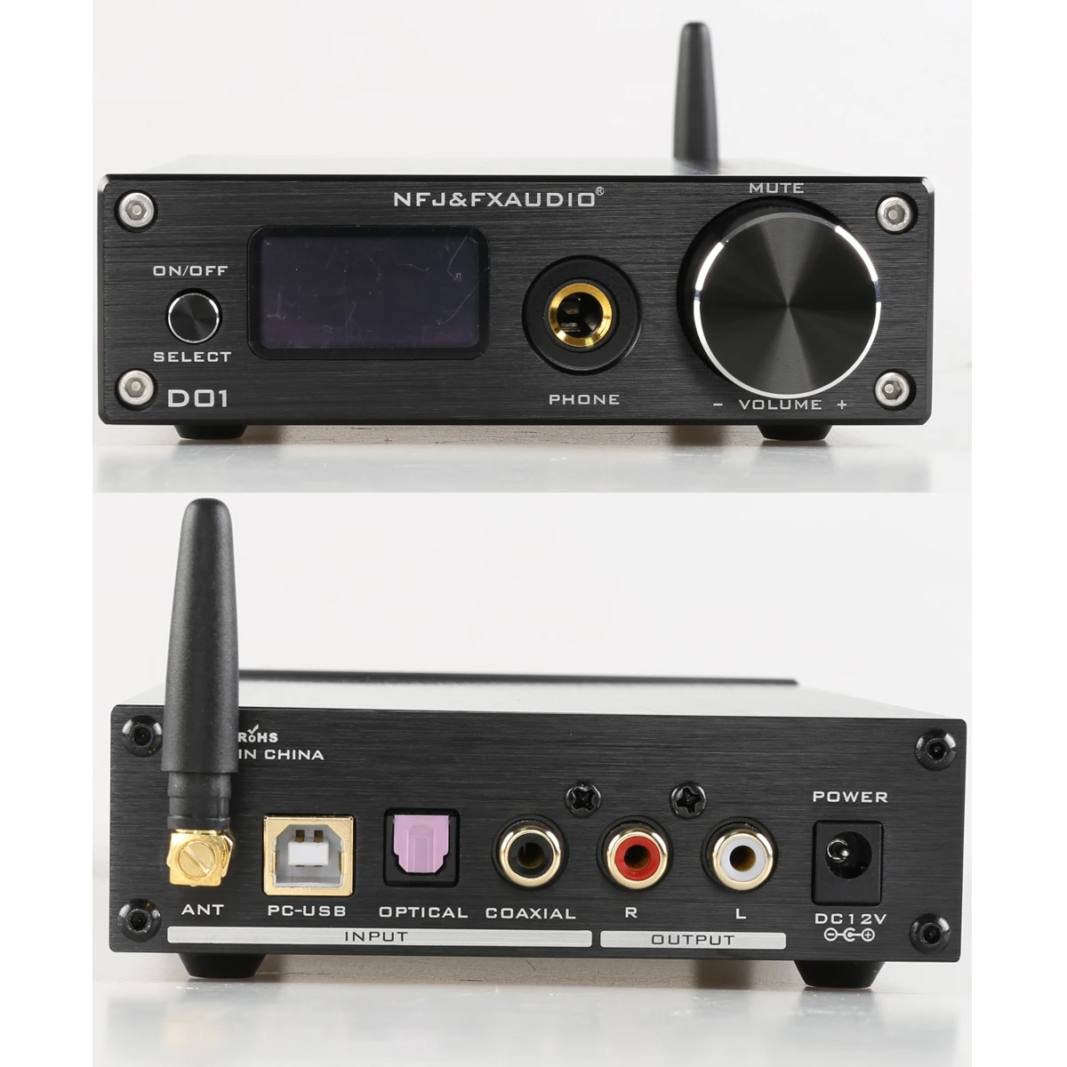 USB-усилитель для наушников fx-audio D01 усилитель Bluetooth 5 0 ES9038Q2M 32 бит 768 кГц DSD512 XU208