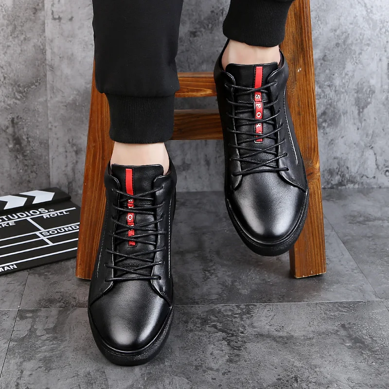 Размеры 36 48 Зимние плюшевые мужские ботильоны в стиле ретро Удобная брендовая