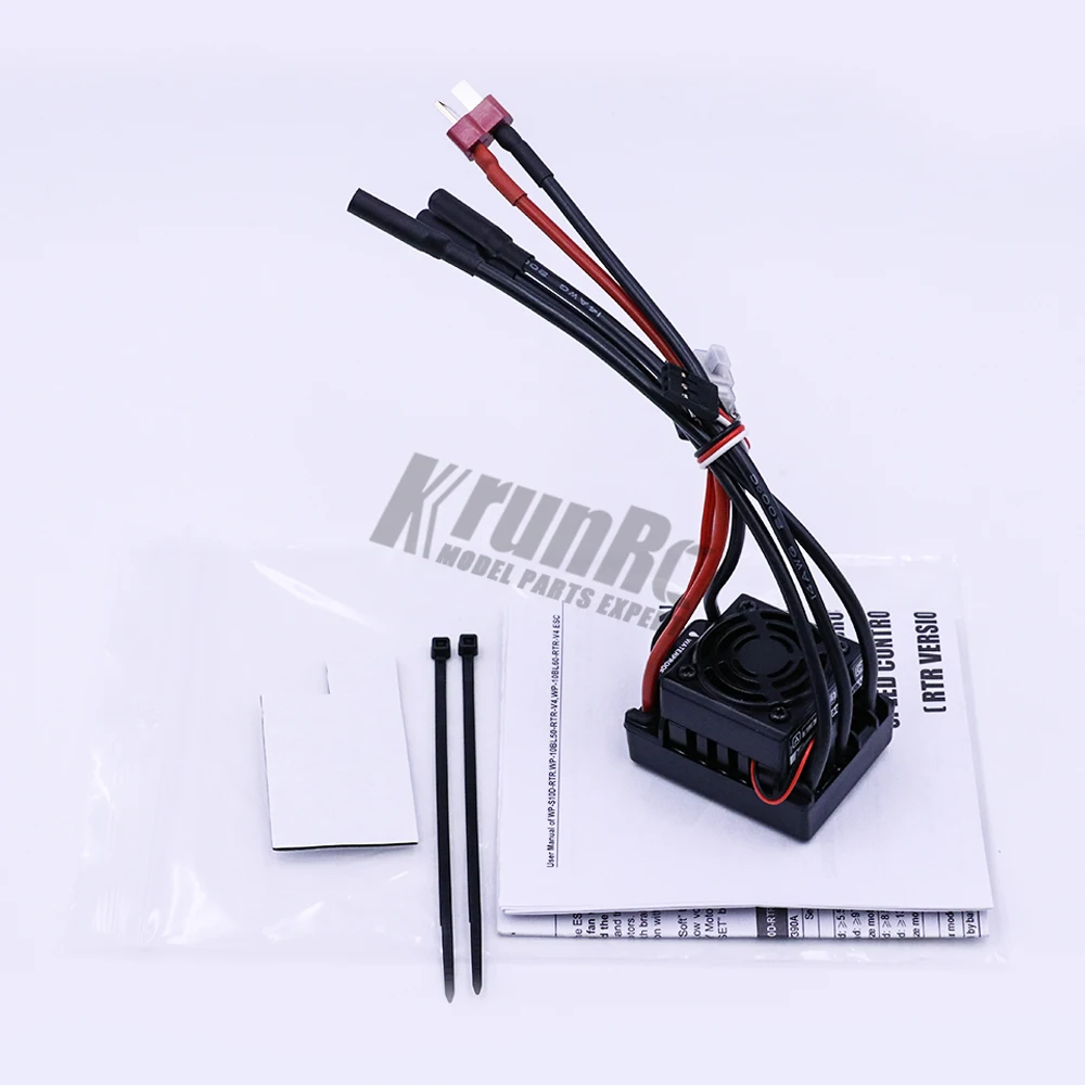 Бесщеточный Lipo NiMH 60A водонепроницаемый ESC 2S 3S SBEC 6V/3A подходит для двигателя 540