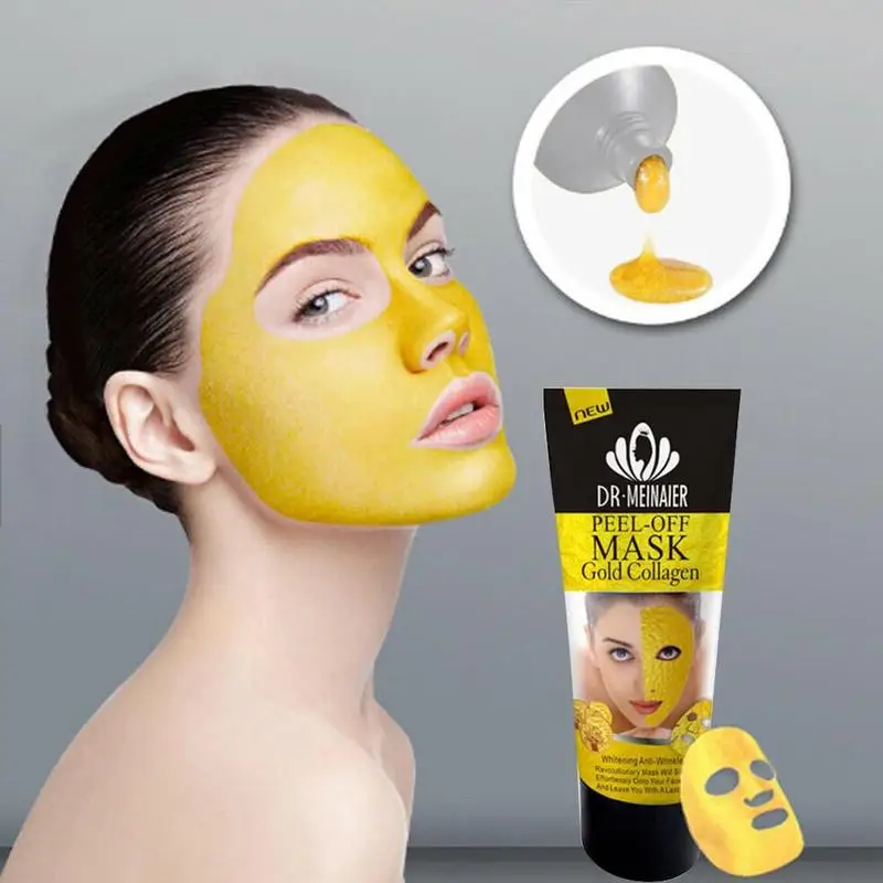 Маска для лица с коллагеном молочная глубокая морская грязь роза огурец алоэ