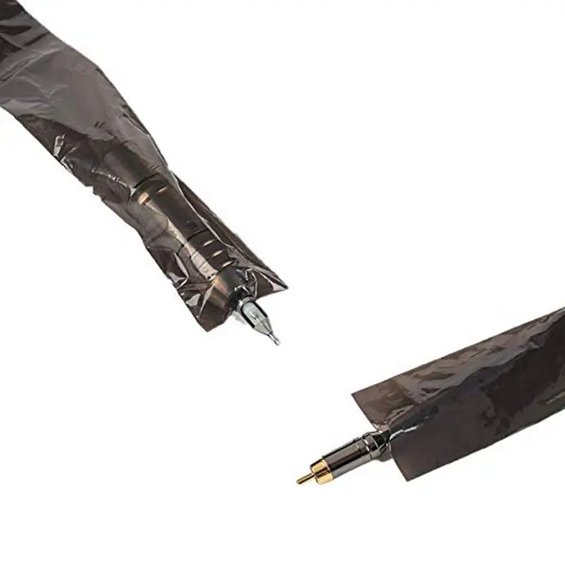 EMALLA 125 шт. одноразовых зажимов для татуировок шнур и чехлы тату ручек пластиковые