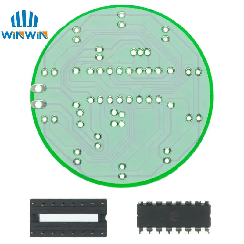 Набор для творчества CD4017 цветной голосовое управление вращающийся светодиодный
