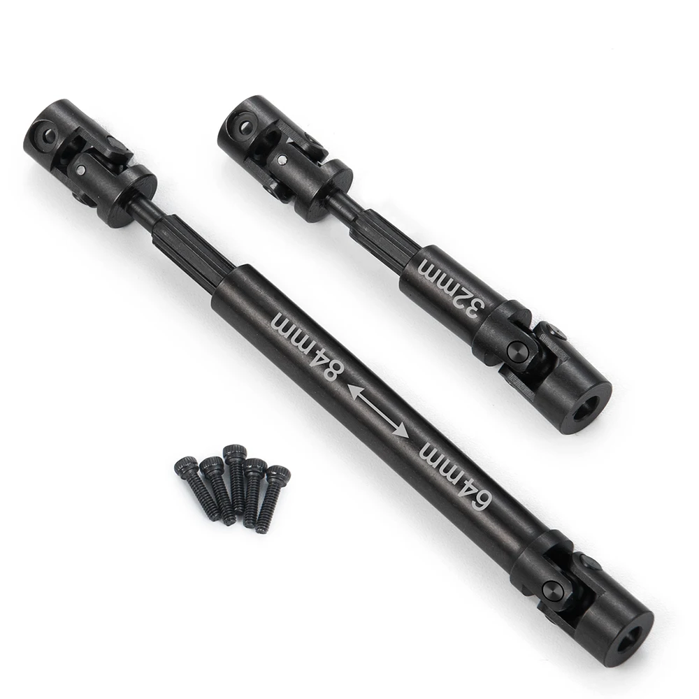 YEAHRUN-eje de transmisi&oacute;n de Metal para coche teledirigido, piezas de eje de transmisi&oacute;n para 1/24 Axial SCX24 AXI90081 AXI00001 AXI00002 RC Crawler-2