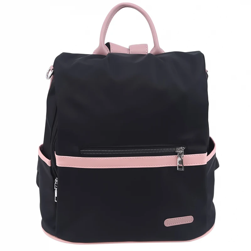 

2022 Casual Oxford Backpack Women Black Waterproof Nylon School Bags For Teenage Girls High Quality Fashion Travel Tote Packbag