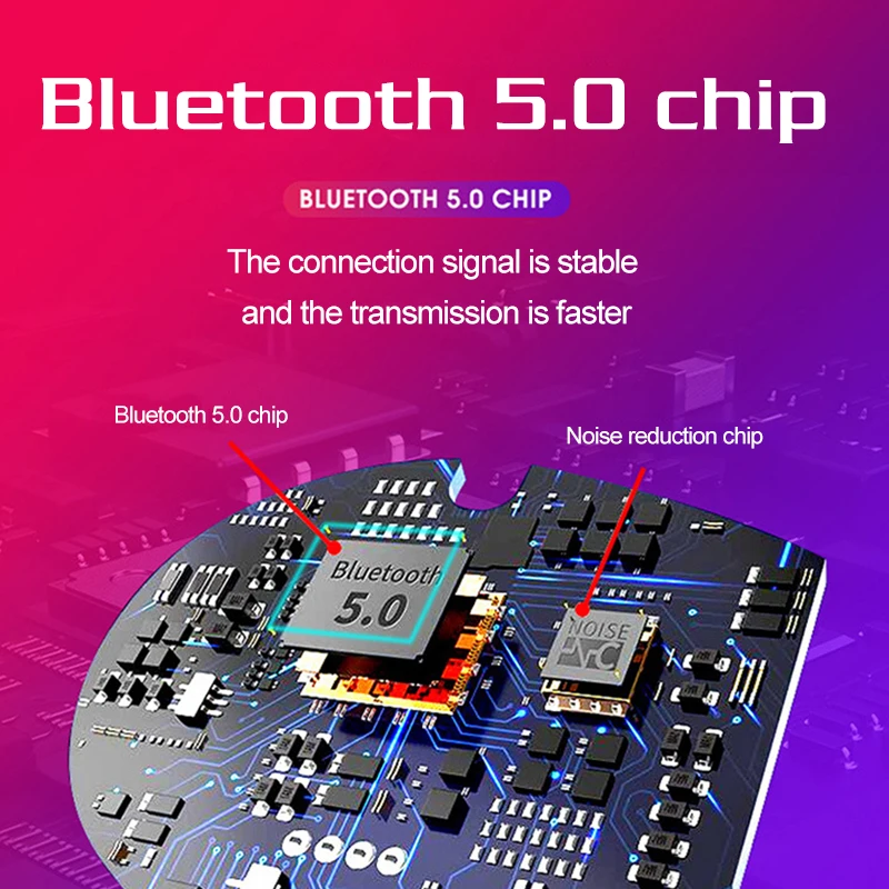 TWS-стереонаушники с поддержкой Bluetooth 5 0 и двойной гарнитурой | Электроника