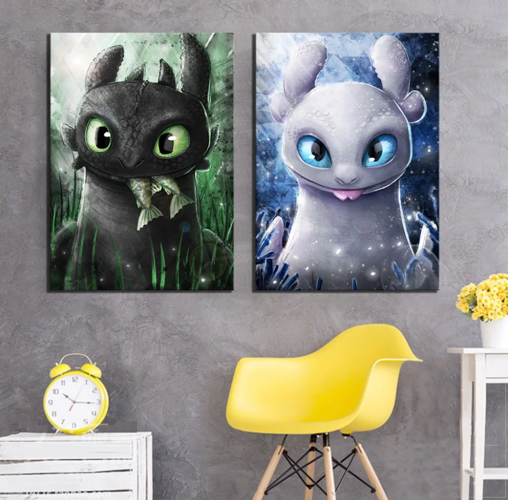 

1 Piece Art Prints Cartoon Pictures Movie Poster Paintings Canvas Art for Wall Decor