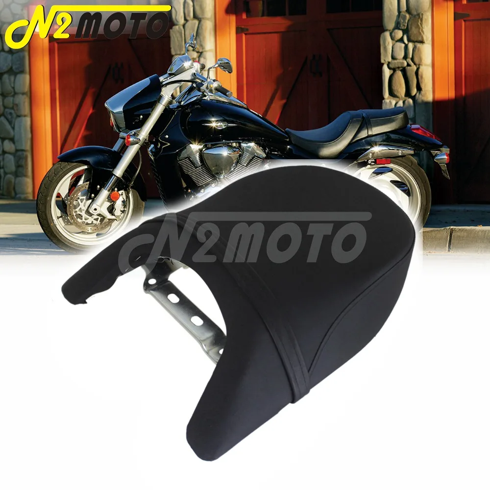 

For Suzuki Boulevard M109R 2006-2012 LT/VZR 1800 Intruder 2017 2018 Black Motorcycle Rear Passenger Seat Black Cushion Backrest