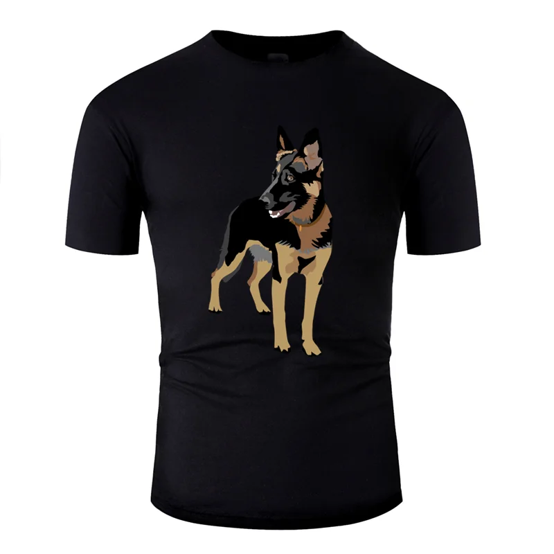 

Funny Casual Casual german shepherd t-shirt Sunlight Euro Size S-5xl Leisure men's tshirt cotton Round Collar HipHop Top