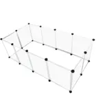 Детский манеж для домашних питомцев, складной металлический забор для обучения щенкам, котят, кроликов, морской свиньи