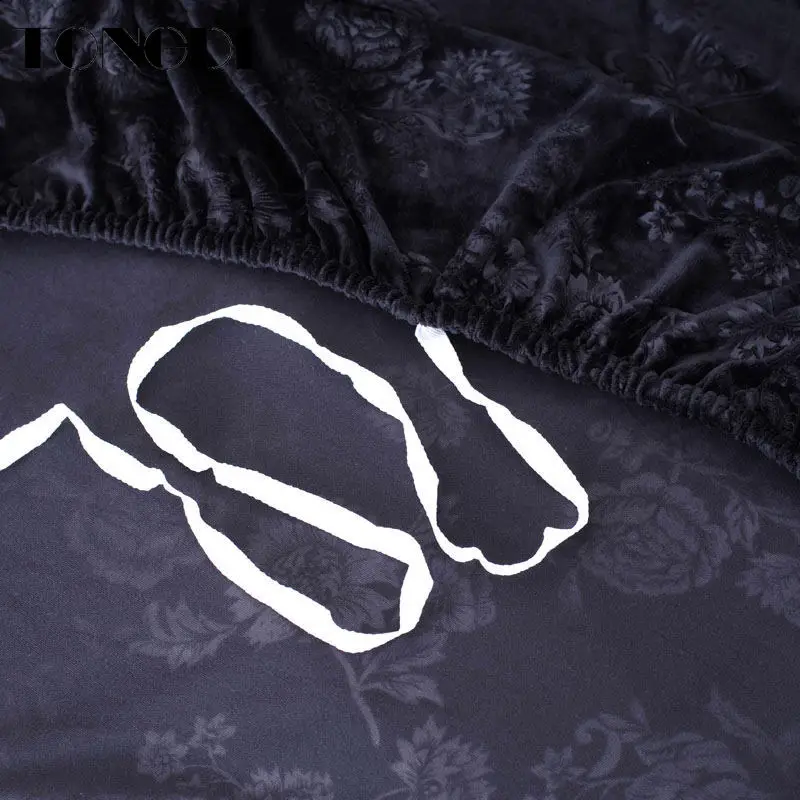 Блестящий эластичный чехол для дивана TONGDI мягкий элегантный полноразмерный