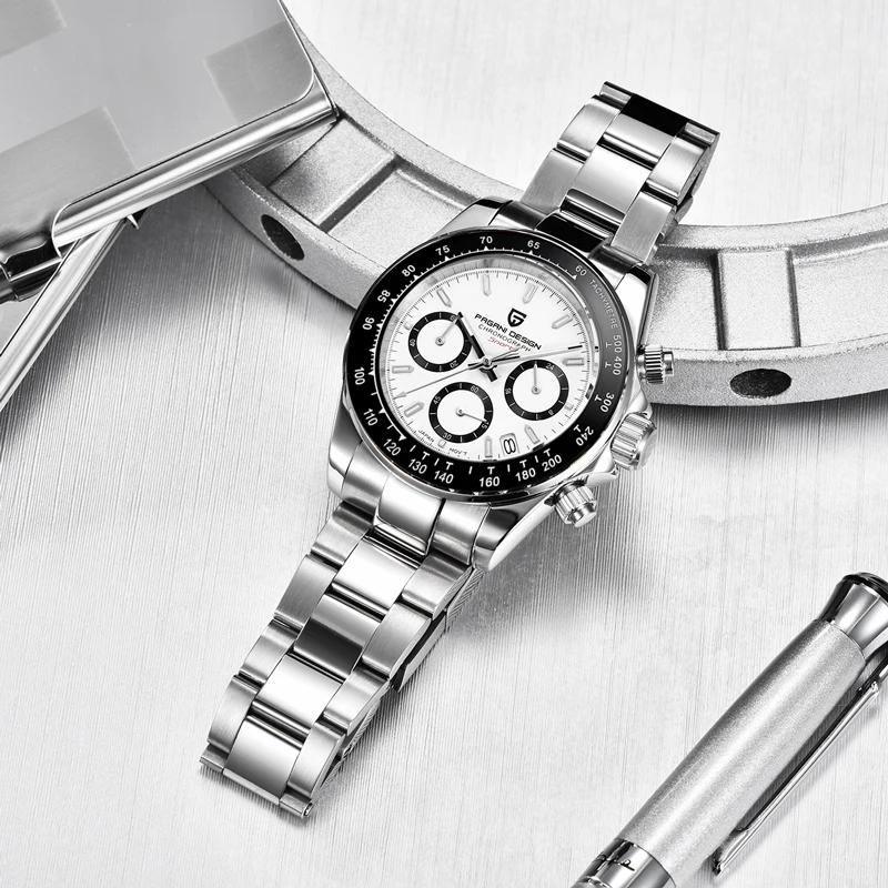 Часы наручные PAGANI Мужские кварцевые брендовые Роскошные спортивные