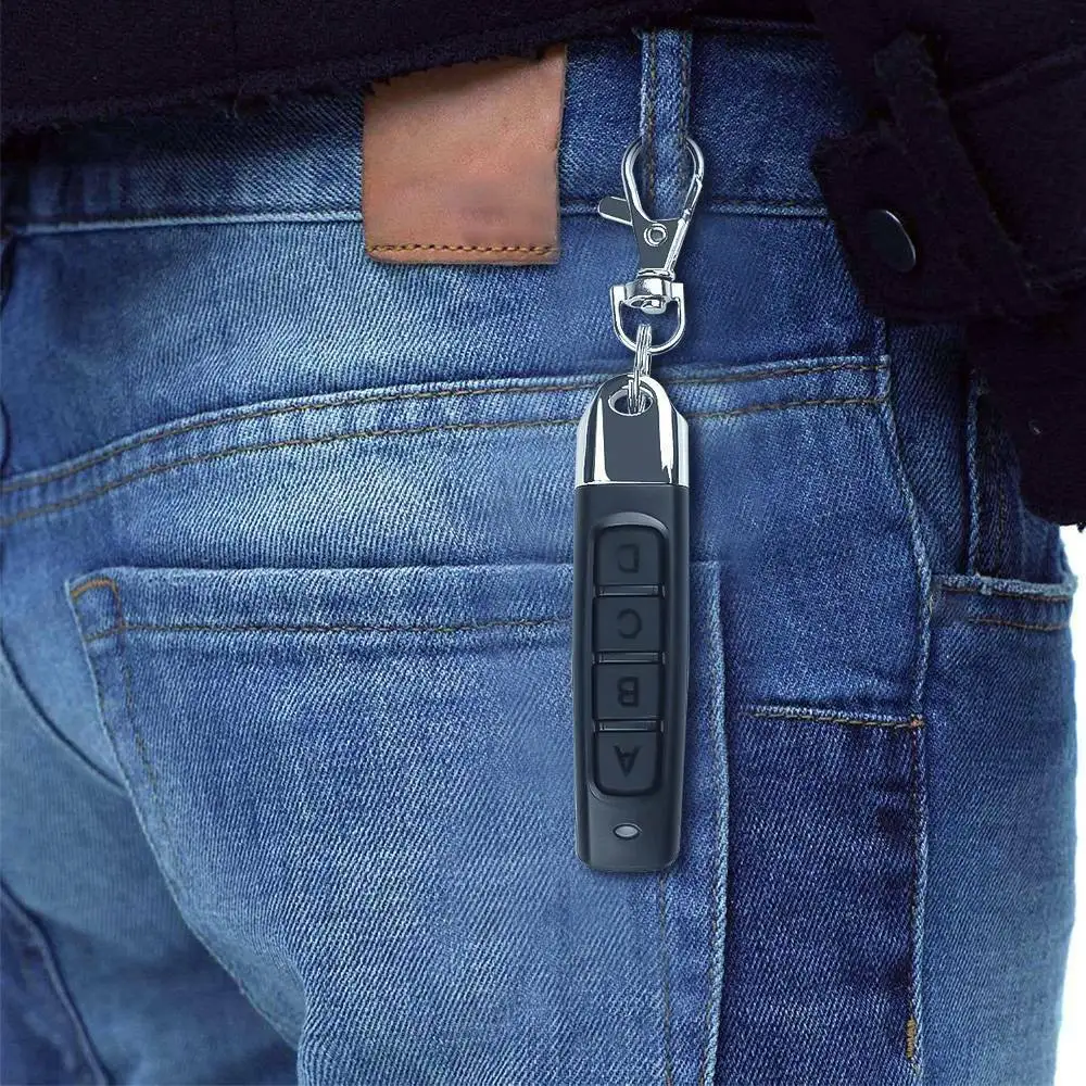 

433MHZ Remote Control Garage Gate Door Opener Remote Control Duplicator Clone Cloning Code Car Key(2PCS)