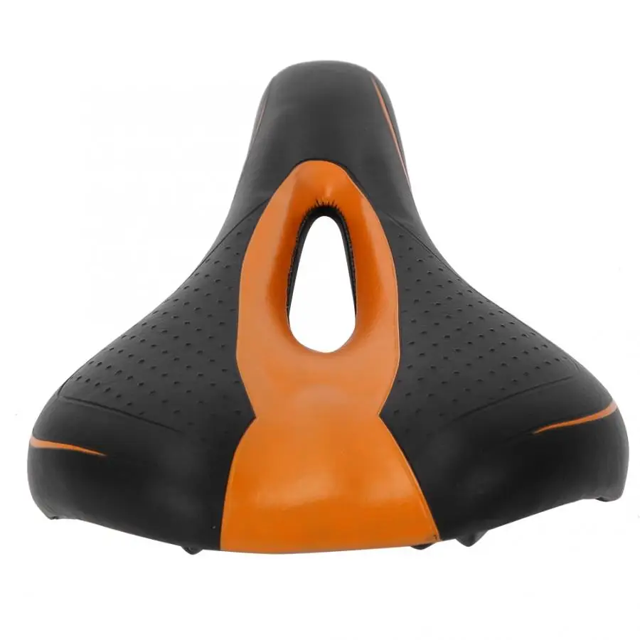 

Bike Saddle Soft Silicone Cushion PU Leather Surface Silica Filled Gel Comfortable Cycling Seat Shockproof Bicycle Saddle