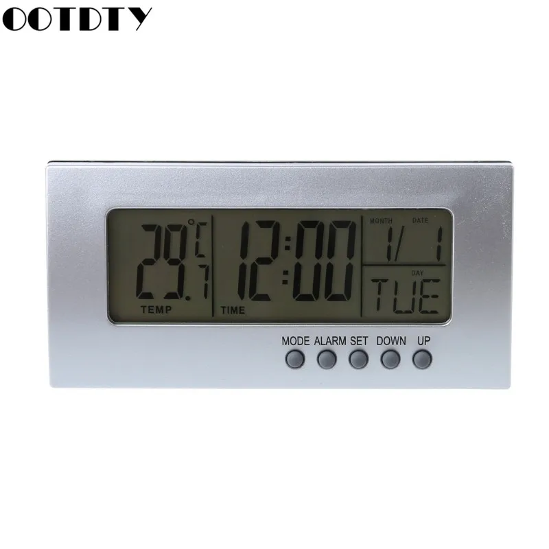 Цифровой будильник с ЖК дисплеем и календарем|Приборы для измерения температуры|