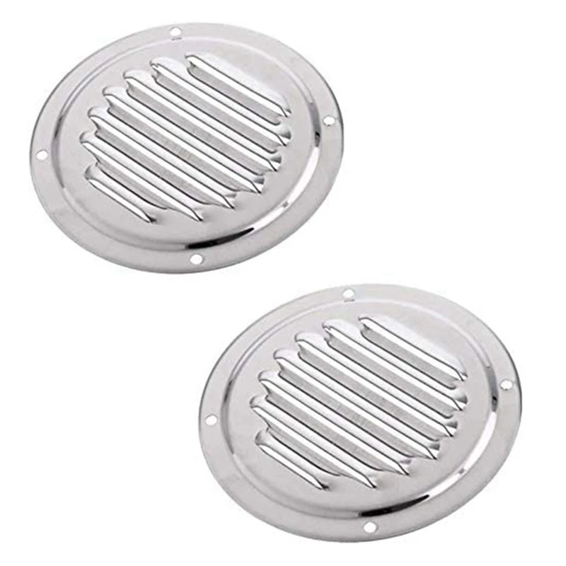 

2Pcs Locking Hasp Safety Lock Hatch Cabinet Door Locker Hatch Latch & 2Pcs 4 Inch Stainless Steel 316 Round Vents