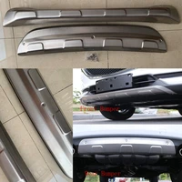 front rear bumper stainless steel accessories exterior front rear skid plate bumper board sticker 2pcs fit for mazda cx 5 cx5