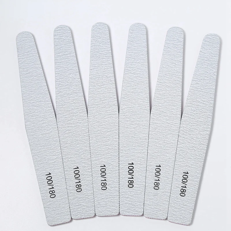 

50Pcs Professional Nail Files Double Side of the Nail File Buffer 100/180 Nail Art Sanding Files Nail Art Tool