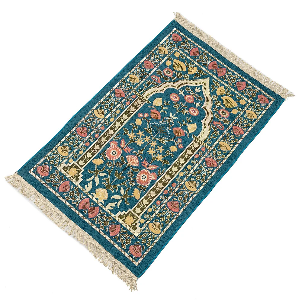 

Rugs for Chindren Prayer Rug Child Islam Children Room Rug Interactive Blue Red Coffee 70x110cm