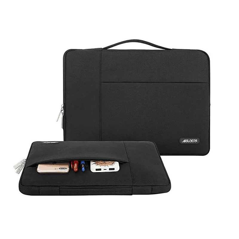 

Чехол для ноутбука и планшета 13, 14, 15,6 дюймов для женщин и мужчин, однотонная сумка для ноутбука с несколькими карманами для MacBook, Huawei, Xiaomi