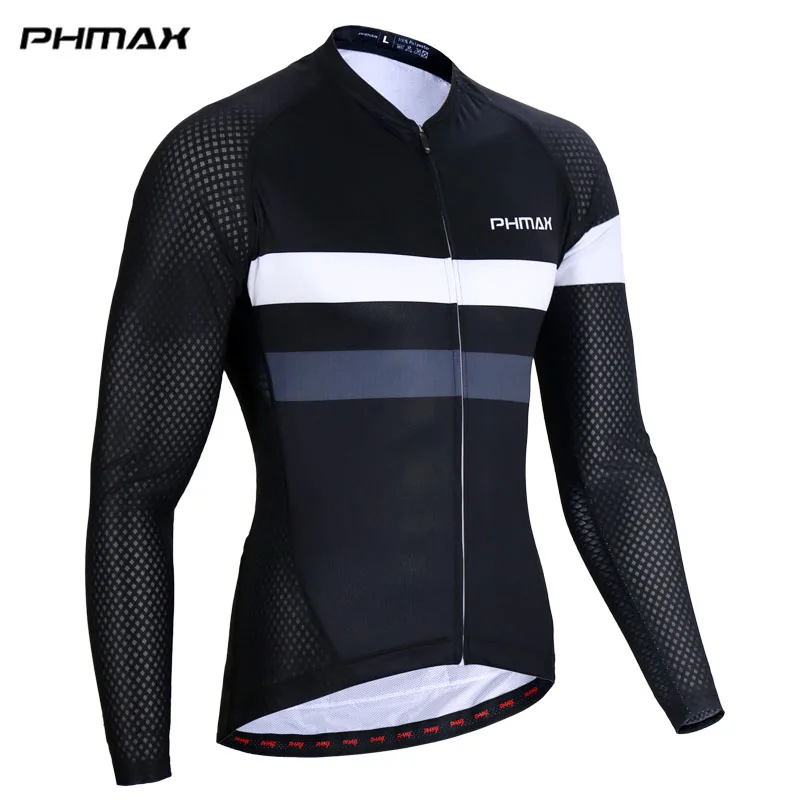 Мужская велосипедная одежда PHMAX велосипедные рубашки быстросохнущая Джерси с