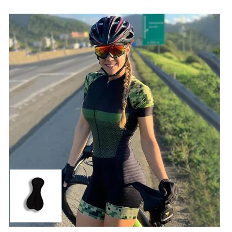 

China Manufacturer Women Quick Dry Short-sleeve Shorts Custom OEM Bike Triathlon Suit Mountain Cycling Jersey Triathlon Jumpsuit