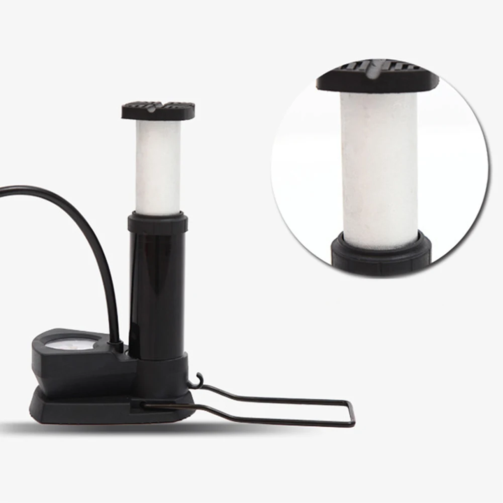 Велосипедный насос баскетбольный из алюминиевого сплава с барометром двойная